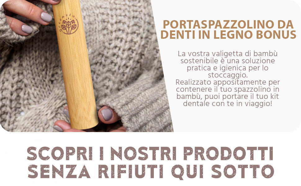 spazzolino bamboo spazzolini zero waste bambini spazzolino da viaggio dentida denti in bambu