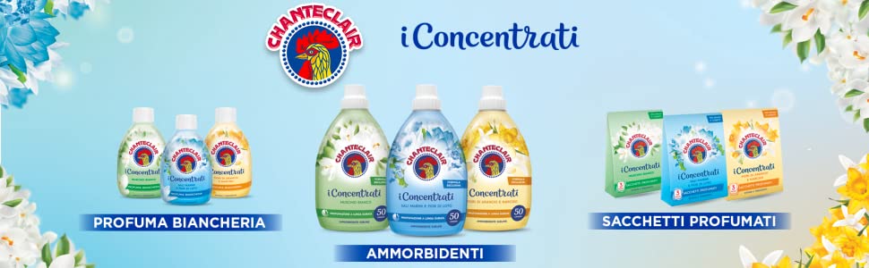 I Concentrati: Profuma Biancheria, Ammorbidenti e Sacchetti profumati