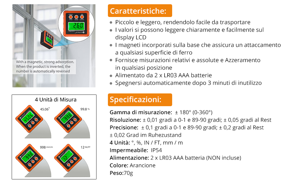 Angle Finder Digitale