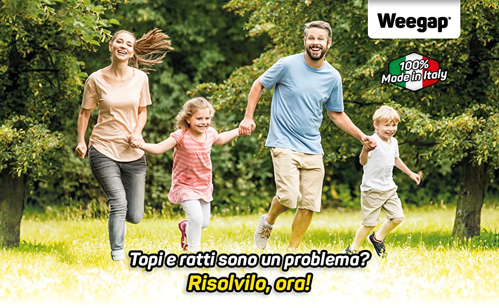 topi ratti famiglia casa giardino prato bambini sicurezza