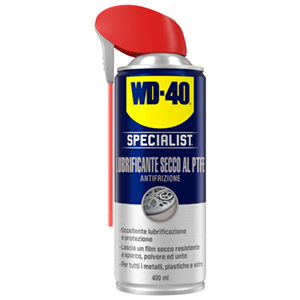 wd40; wd 40; wd-40; wd40 spray; wd40 specialist; lubrifcante secco al ptfe; spray lubrificante; ptfe