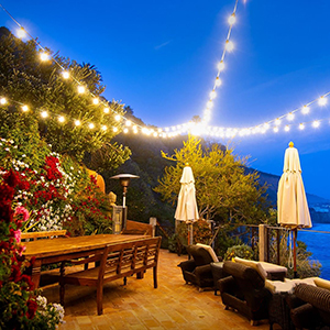 patio string lights