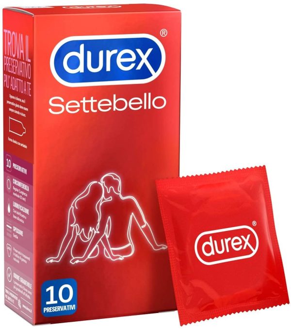 Durex Settebello Super Sottile Preservativi ad Alta Sensibilit?? (0,055 mm), 10 Profilattici - immagine 2