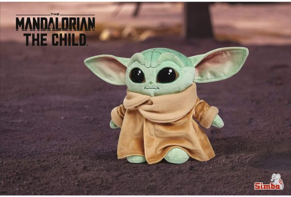 THE MANDALORIAN - Peluche morbido di Baby Yoda, da 25 cm - immagine 3