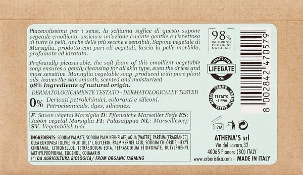 L'Erboristica di Athena's dal 1969 Sapone Vegetale Di Marsiglia G., 125 Grammo - immagine 4