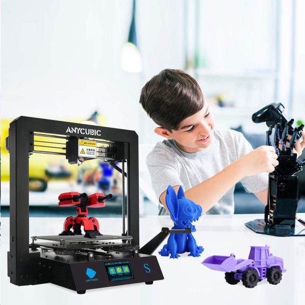 ANYCUBIC Stampante 3D Mega S, 3D Printer con Estrusore Titan Struttura Interamente in Metallo Installazione Rapida Adatto ai Principianti, Compatibile con TPU/PLA/ABS