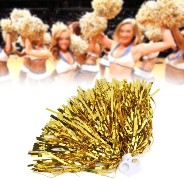 VGEBY 6 Pezzi Cheerleading Pom Poms Set Sport Fancy Party Dance Accessories