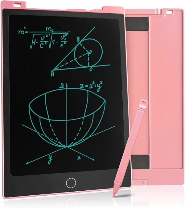 Tavoletta Grafica LCD Scrittura Digitale, 11 pollici Ewriter Tavolo da Disegno Magnetico, Elettronica LCD Writing Tablet Lavagna Cancellabile per Bambini Della Scuola Ufficio Progettist(Rosa)?? - immagine 3