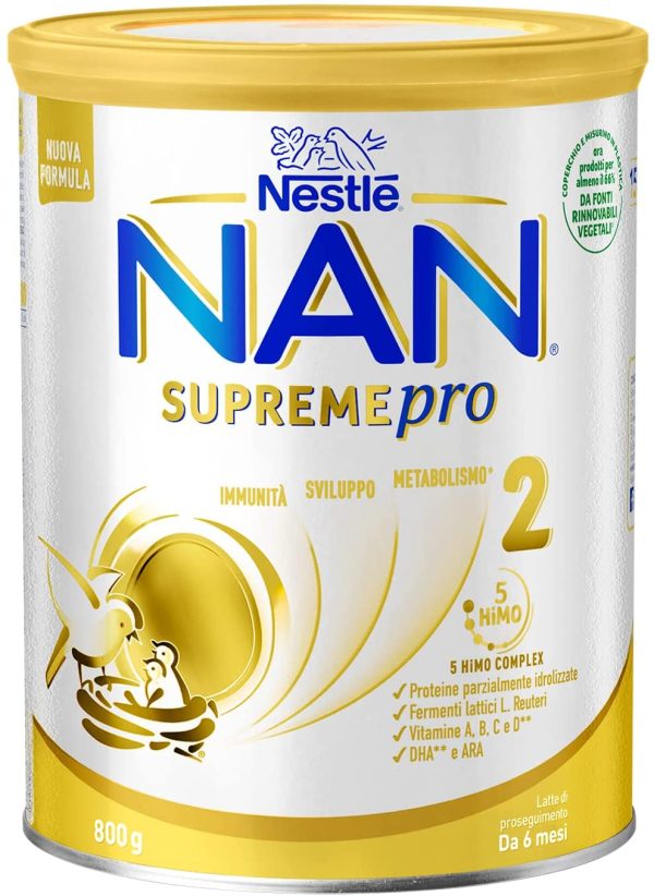 NESTL?? NAN SUPREMEpro 2, da 6 mesi. Latte di proseguimento in polvere, latta da 800g - immagine 5