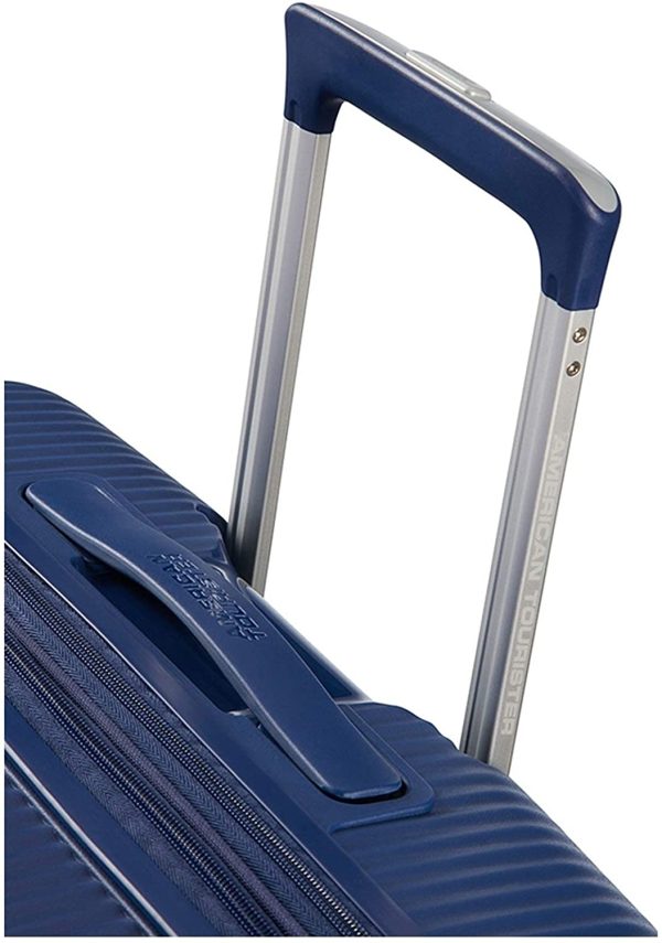 AMERICAN TOURISTER Soundbox - Spinner L Espandibile Bagaglio a Mano, Spinner L (77 cm - 110 L), Blu (Midnight Navy) - immagine 2