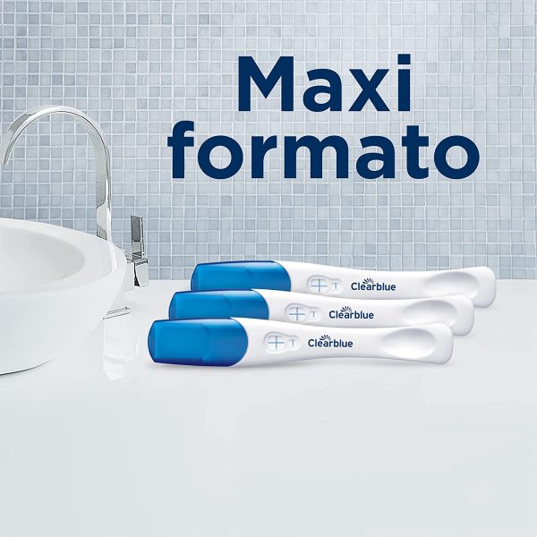 Test di Gravidanza Clearblue Rilevazione Rapida Maxiformato, Risultato Rapido, anche in 1 minuto*, 3 Test - immagine 8