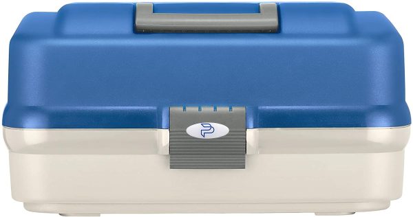 Plastica Panaro 145585, Valigetta Pesca Unisex Adulto, Bianco e Blu, 396 x 235 x 203 mm - immagine 3