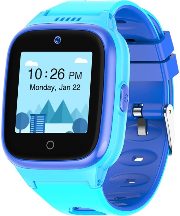 4G Smartwatch Phone per Bambini GPS Tracker, Impermeabile Watch con Posizione in Tempo Reale WIFI Videochiamata Pedometro Geofence SOS Anti-Perso orologio Regalo per Ragazzi e Ragazze - immagine 4