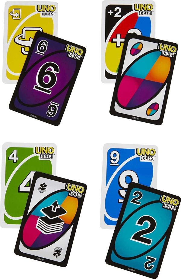 Mattel Games - UNO Flip, Gioco di Carte per Famiglie e Bambini 7+Anni, GDR44 - immagine 6