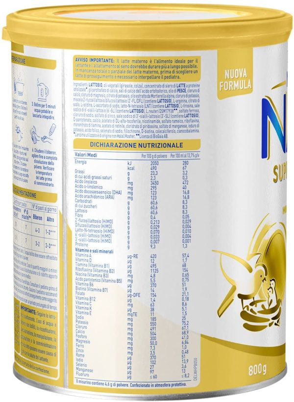 NESTL?? NAN SUPREMEpro 2, da 6 mesi. Latte di proseguimento in polvere, latta da 800g