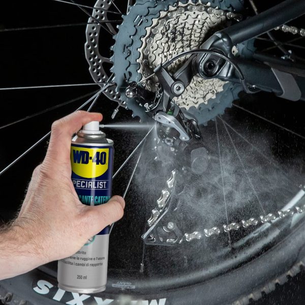 WD-40 Bike Lubrificante Catena Bici Spray al PTFE Per Tutte Le Condizioni, 250 ml - immagine 7