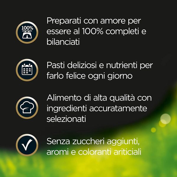 Cesar Selezioni dell'orto Cibo per Cane con Manzo con cuore di verdure dell'orto 150 g - 14 Vaschette, l'imballaggio pu?? variare