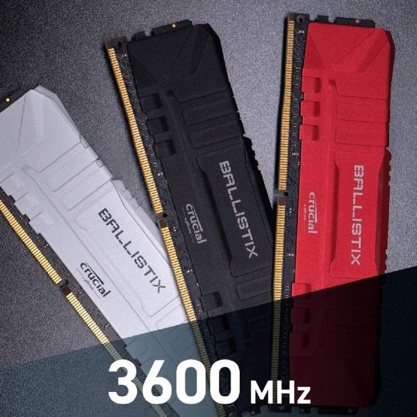 Ballistix BL2K8G36C16U4B 3600 MHz, DDR4, DRAM, Memoria Gaming Kit per Computer Fissi, 16GB (8GB x2), CL16, Nero - immagine 3