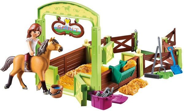 Playmobil Spirit - Riding Free 9478 - Lucky e la Stalla di Spirit, dai 4 anni