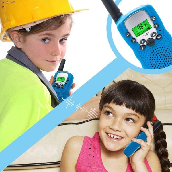 Flybiz Walkie Talkie Bambini, Ricetrasmittente 8 Canali 2 x Walkie Talkies PMR446MHZ 2 Way Radio Interphone PortatileFino a 3300 Metri/5 Miglia ?? - immagine 7