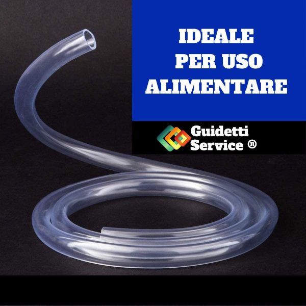 ? - 2 METRI DIAMETRO 10MM | 10 mm INTERNO 14mm ESTERNO|Tubo PVC trasparente |Tubo PVC Trasparente |Tubo trasparente flessibile |Tubo trasparente per alimenti |Tubo trasparente acqua - immagine 2