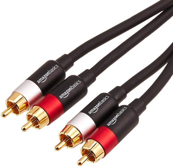 '- Cavo audio RCA da 2 maschi a 2 maschi, 1,2 metri