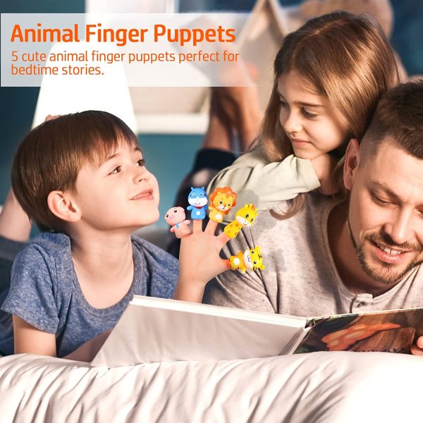 Marionette da Dito Animali Siumir 5 PCS Mini Silica Gel Finger Puppets Giocattoli Educativi per le Storie dei Bambini, Regali per la Festa dei Bambini - immagine 5