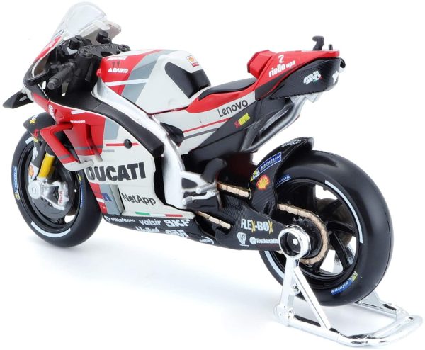 Maisto 1:18 Moto Ducati Dovizioso 2018, 390664.012 - immagine 2