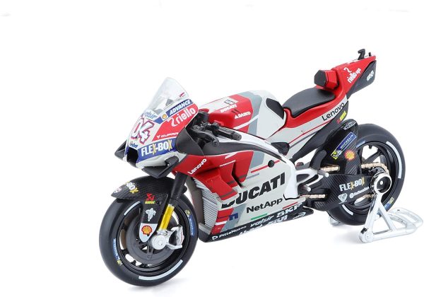 Maisto 1:18 Moto Ducati Dovizioso 2018, 390664.012 - immagine 3