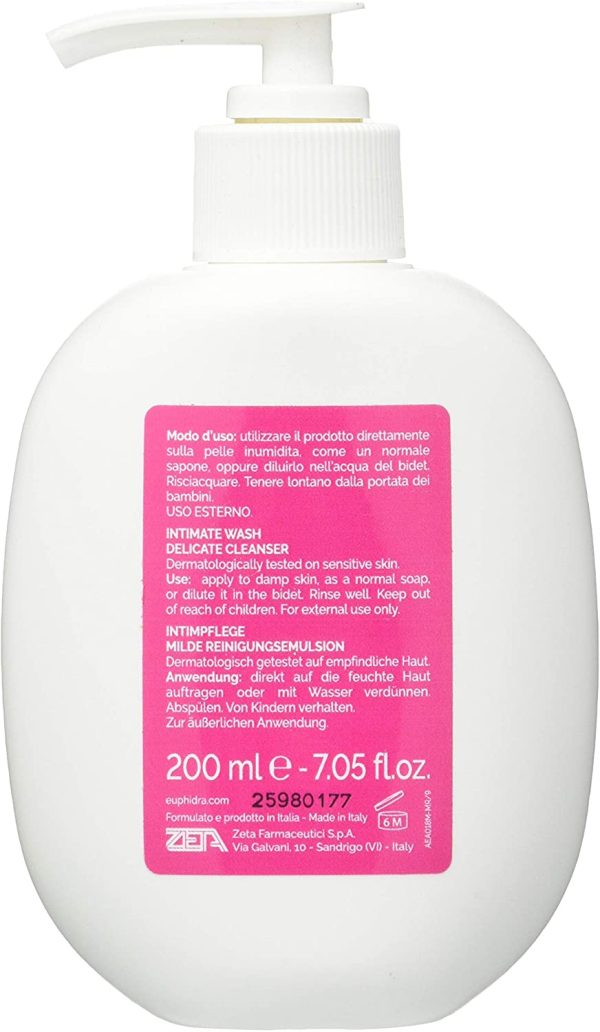 EuPhidra AmidoMio, Intimo Detergente delicato Azione lenitiva, sollievo immediato, 200 ml. - immagine 2