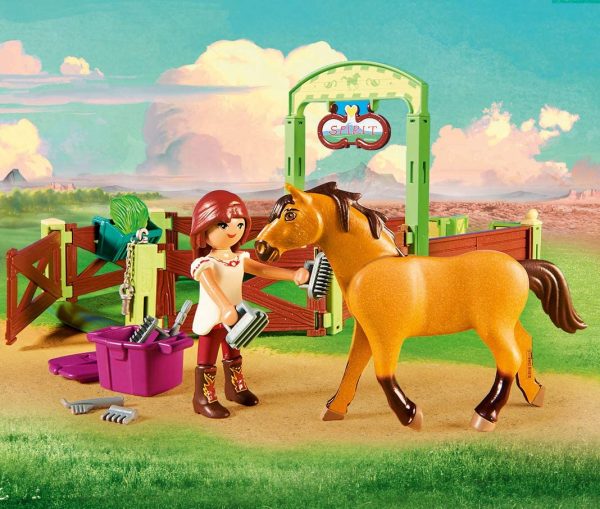 Playmobil Spirit - Riding Free 9478 - Lucky e la Stalla di Spirit, dai 4 anni - immagine 2