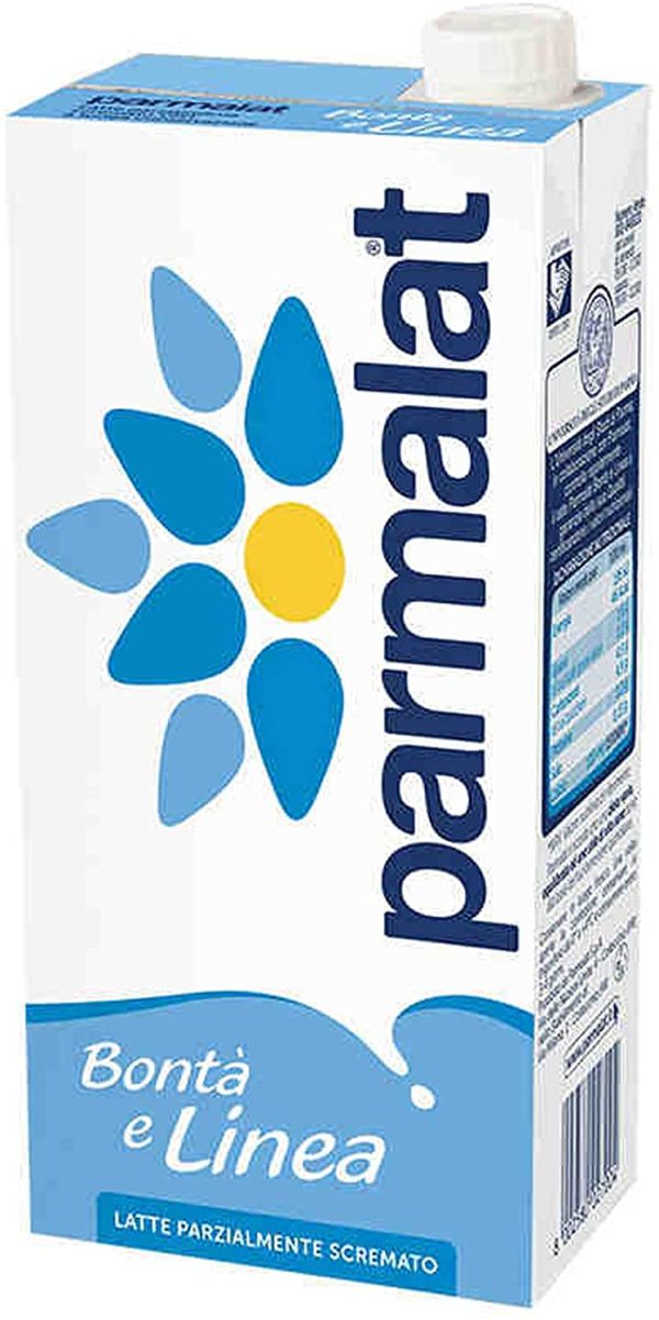 6 x LATTE UHT PARMALAT UHT PARZIALMENTE SCREMATO BRIK DA 1 LITRO BONTA' E LINEA