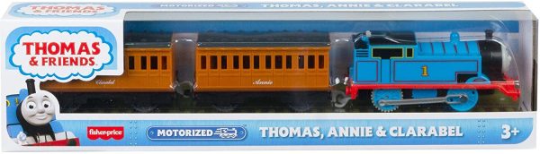 Thomas & Friends-Gli Indimenticabili Locomotiva Motorizzata Thomas con Annie e Clarabe Giocattolo per Bambini 3+Anni, Colore, Clarabel, GHK82 - immagine 5