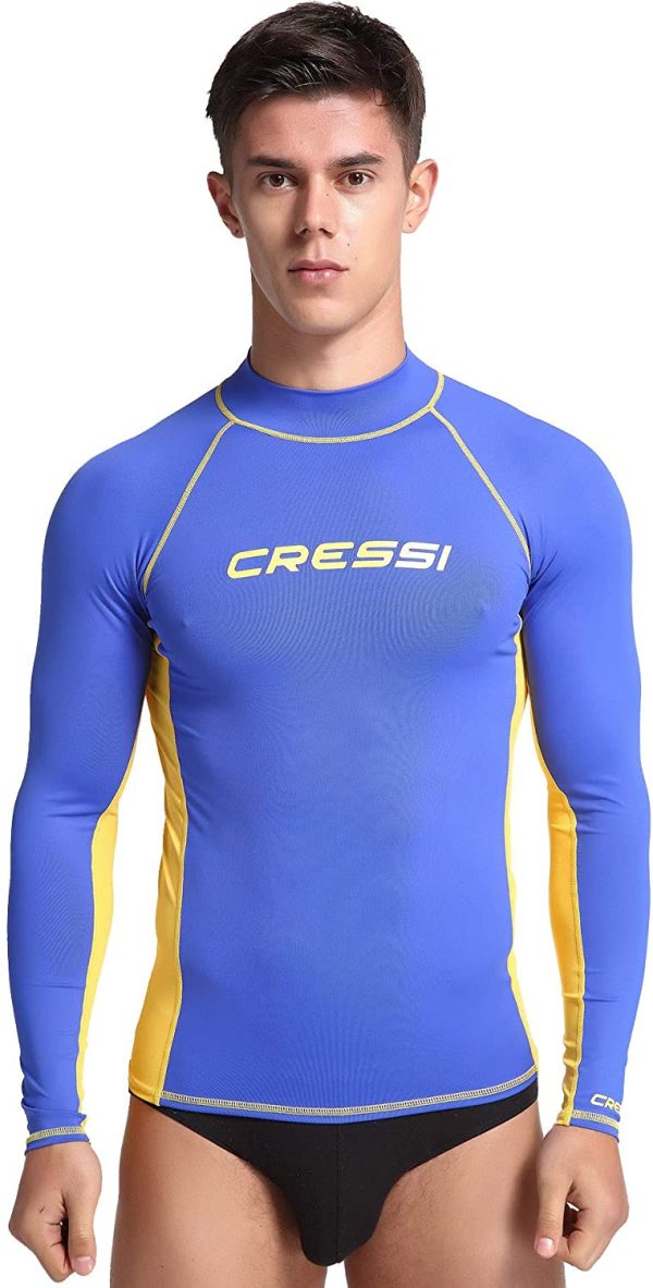 Cressi Rash Guard Man Long SL, Maglia Elastica Protettiva Maniche Lunghe Uomo - immagine 6