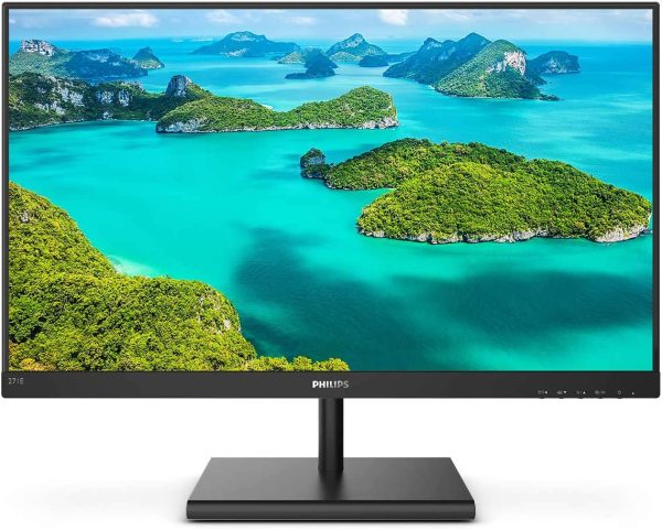 Philips 271E1SD monitor FHD da 27", FreeSync (1920 x 1080, 75 Hz, VGA, DVI, HDMI), colore nero - immagine 2