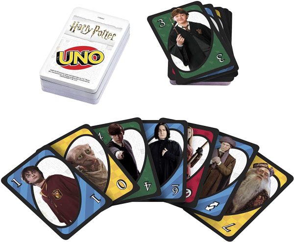 Mattel Games - UNO Versione Harry Potter, Gioco di Carte per Famiglie e Bambini 7+ Anni, FNC42 - immagine 5