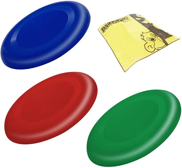 Partituki Set di 3 dischi volanti per bambini, molto facili da afferrare, molto pi?? sicuri rispetto ai frisbee standard, anelli volanti per bambini - immagine 4