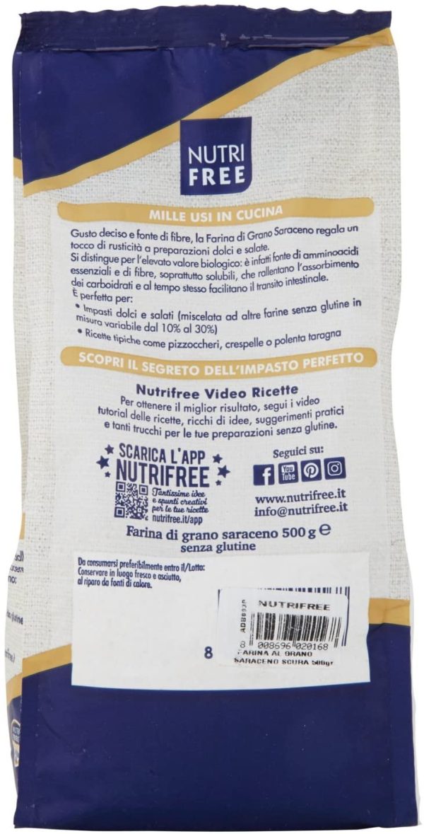 Nutri Free Farina di Grano Saraceno - 500 g - immagine 6