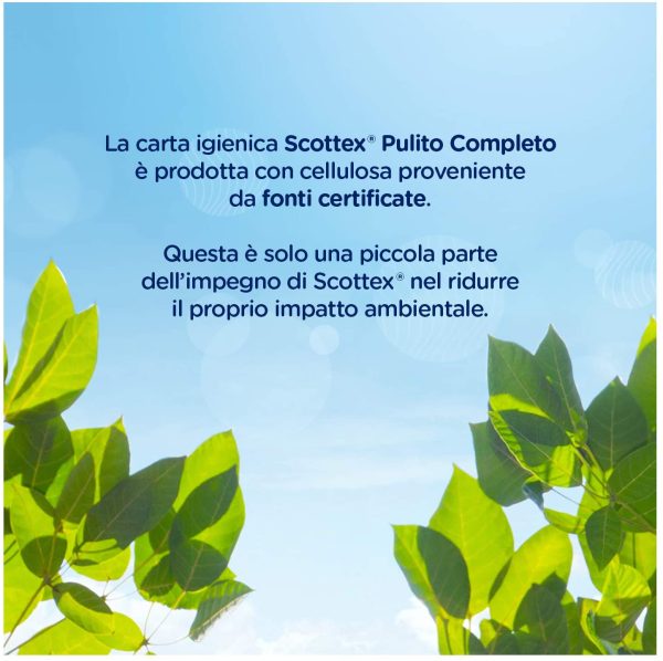 Scottex Pulito Completo Carta Igienica, Confezione da 16 Rotoli Maxi - immagine 4