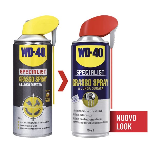 WD-40 Specialist - Grasso Spray a Lunga Durata con Sistema Doppia Posizione - 400 ml - immagine 4