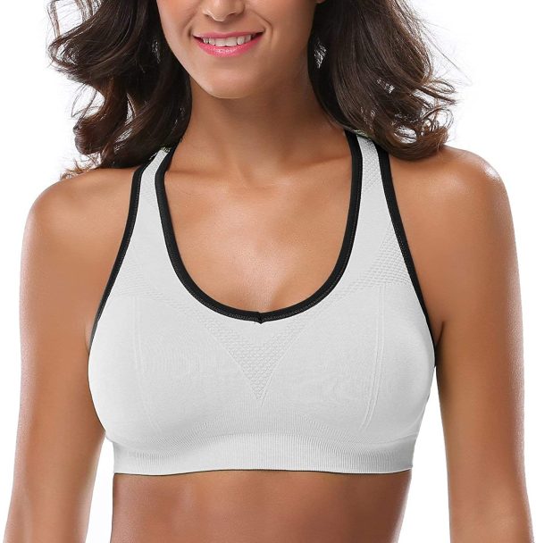 ANGOOL Impact Bra Reggiseno Sportivo New Reggiseni Sportivi Bandeau Comfort Comfy - immagine 2