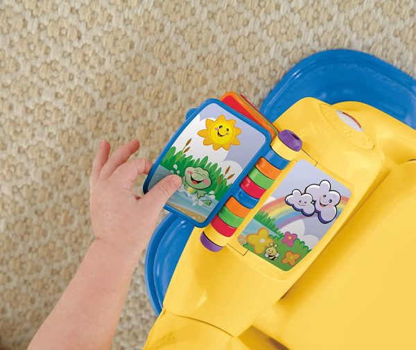 Fisher-Price La Poltroncina di Cagnolino, Seggiolina Educativa per Imparare Suoni, Musica e Frasi, Giocattolo per Bambini di 12 + Mesi, HBB71, Imballaggio Sostenibile - immagine 3