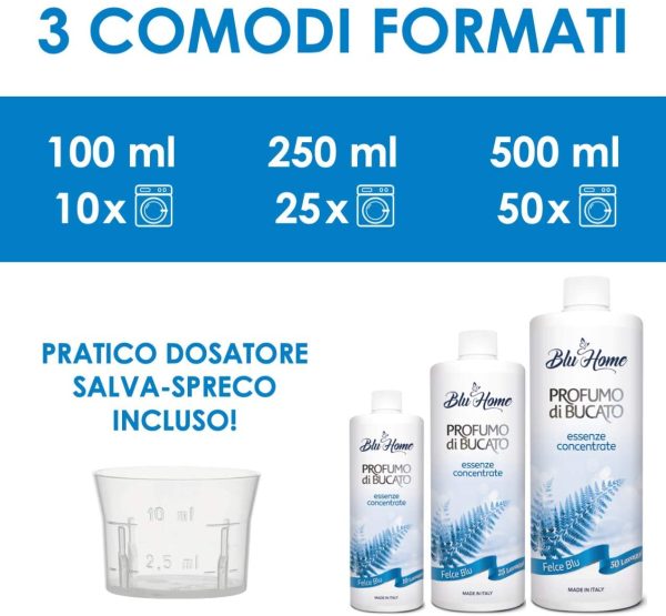 Blu Home Essenza Profuma Bucato ??Brezza Marina?? (100 ml), Profumo per Bucato, Essenza Bucato a Lunga Durata, Super Concentrato per Lavatrice - immagine 2