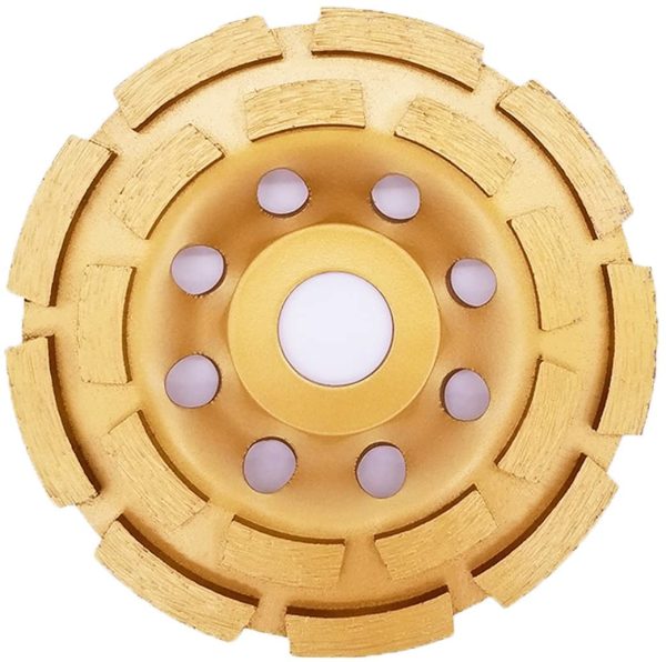 APLUS Mola a Tazza Diamantata 115 mm x 22,23 mm, Discho Abrasivo Diamantato per Smerigliatrici per Calcestruzzo, Cemento, Marmo, Granito, Mattoni, Gesso, Pietra Pomice, Amianto - immagine 5