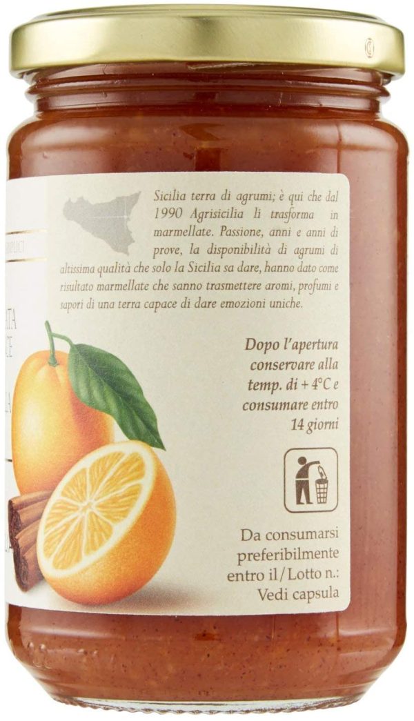 Agrisicilia Marmellata di Arance con Cannella - 360 g - immagine 3