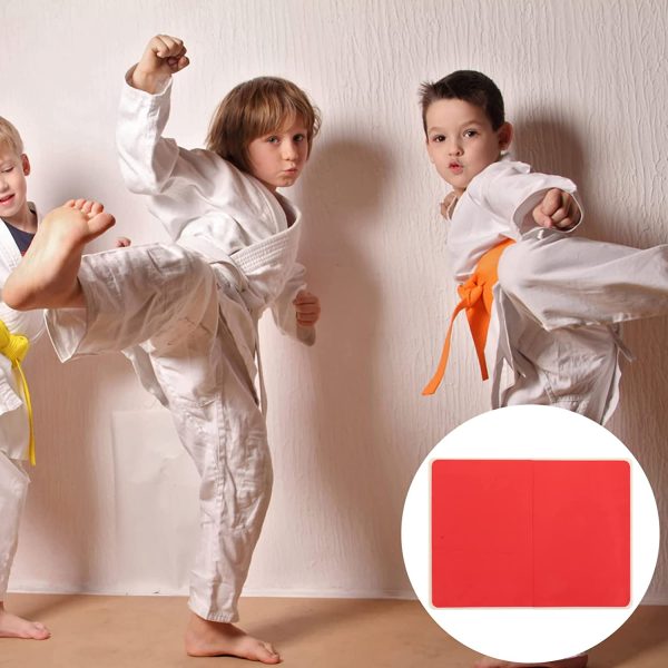 Tavola rizreinabile per arti marziali, Taekwondo, Karate, tavola Breaking per bambini, adulti, rosso - immagine 9