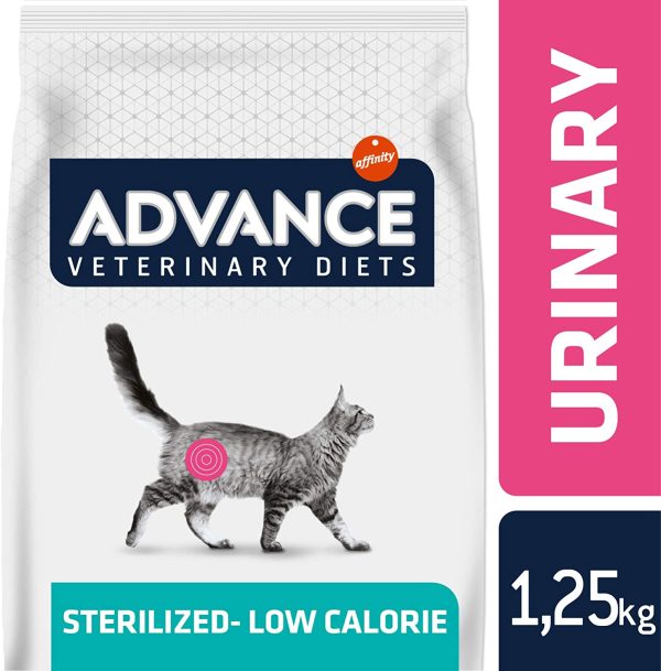 ADVANCE Veterinary Diets Urinary Sterilized Low Calorie - Cibo per Gatti Sterilizzati con Problemi Urinari - 1.25 kg - immagine 6