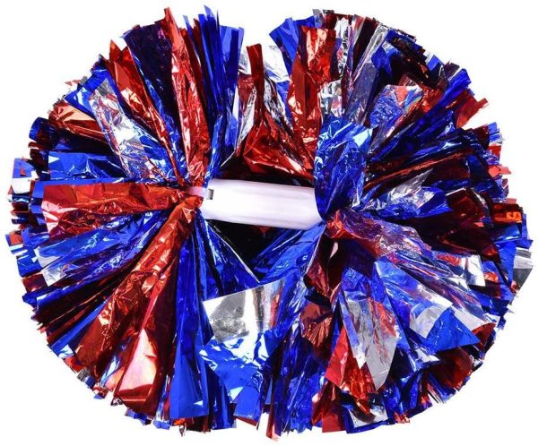 VIFER Pom Poms Cheerleader Aerobica Pom Poms Pompon per Scuola di Ballo Scuola di Sport Competizione 1 Paio - immagine 8