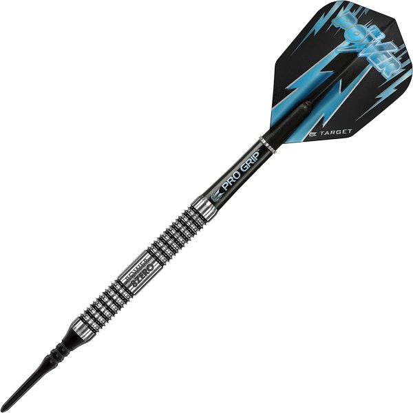 Target Darts Phil Taylor Power 8-Zero - Set di Freccette con Punta Morbida, 80% tungsteno - immagine 2