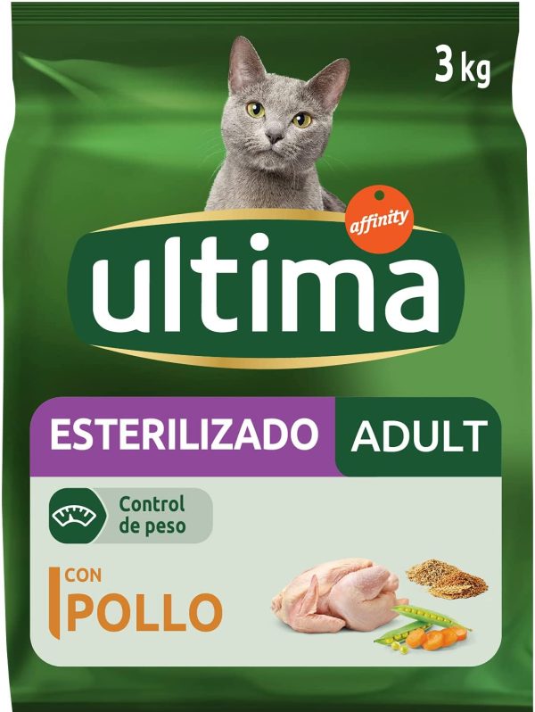 Ultima Cibo per Gatti Sterilizzati con Pollo - 3 kg - 1 Bag - immagine 6